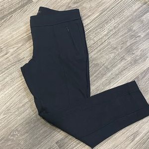 Loft seamed ponte leggings navy blue size 12